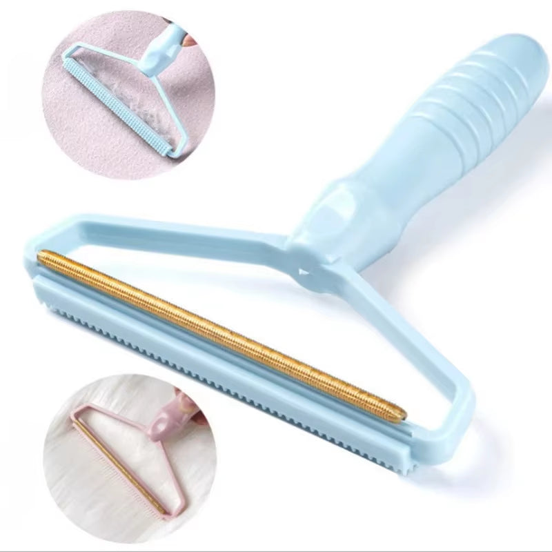 Pet Hair Removal Brush for Cats and Dogs - Portable Manual Wool Comb