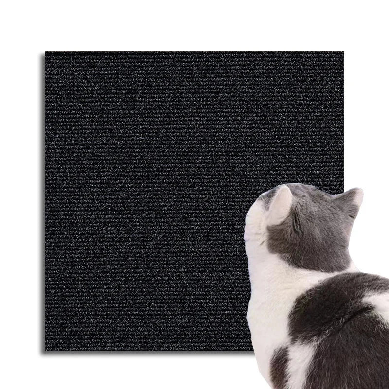 DIY Self-Adhesive Cat Scratching Mat - Trimmable Carpet for Furniture Protection