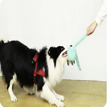 Interactive Plush Octopus Toy for Dogs - Sound-Emitting, Durable Companion for Large and Small Breeds