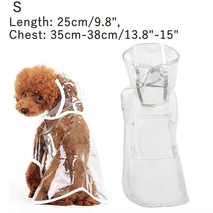 Dog Walking Waterproof Clear Cover with Built-In Leash for Rain, Sleet, and Snow - Pet Umbrella