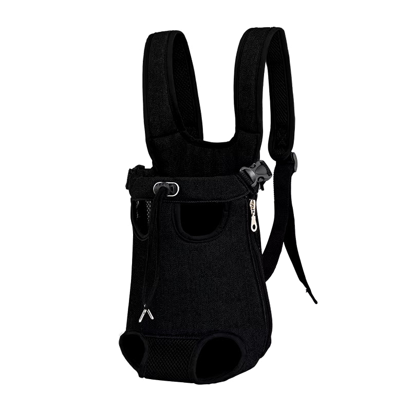 Adjustable Dual-Shoulder Pet Carrier Backpack for Outdoor Travel and Hiking