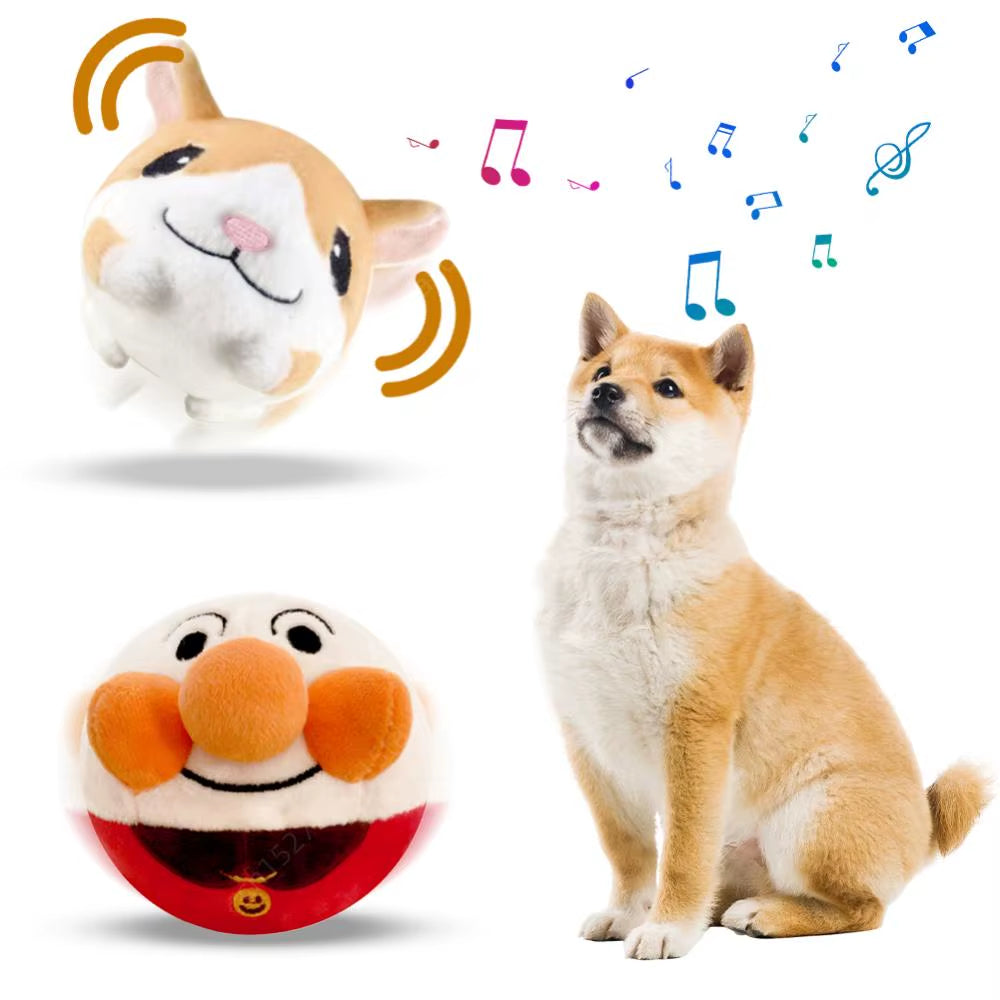Interactive Talking Plush Ball Toy for Dogs - Electronic Recreational Accessory