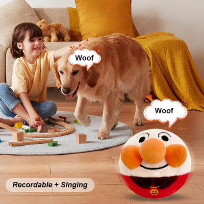 Interactive Talking Plush Ball Toy for Dogs - Electronic Recreational Accessory