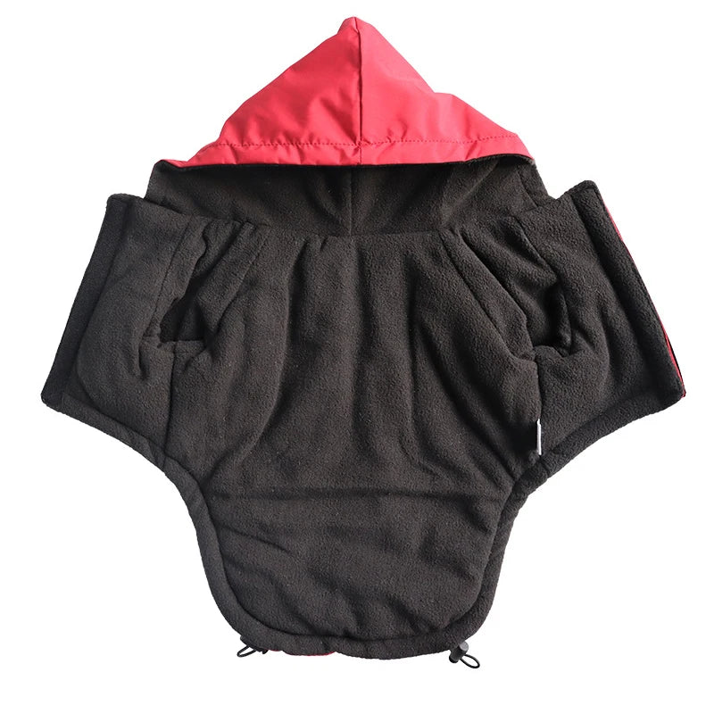 Reflective Waterproof Pet Coat for Small to Medium Dogs - Winter Fleece Jacket and Raincoat for Puppies and Chihuahuas