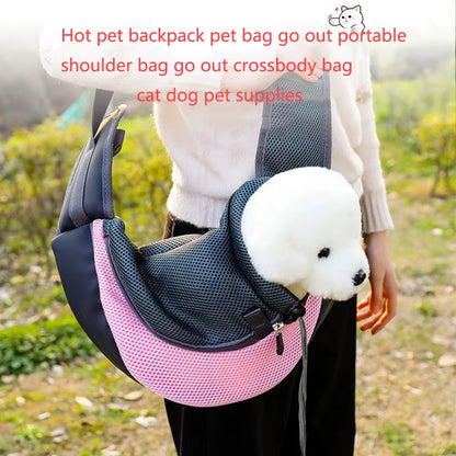 Premium Pet Backpack and Crossbody Bag - Durable, Comfortable, and Breathable Carrier for Cats and Dogs