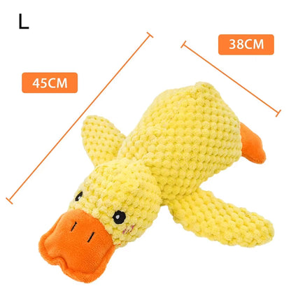 Duck-Shaped Interactive Dog Toy - Durable Quacking Pet Toy for Small to Large Dogs and Cats, Ideal for Chewing and Playtime