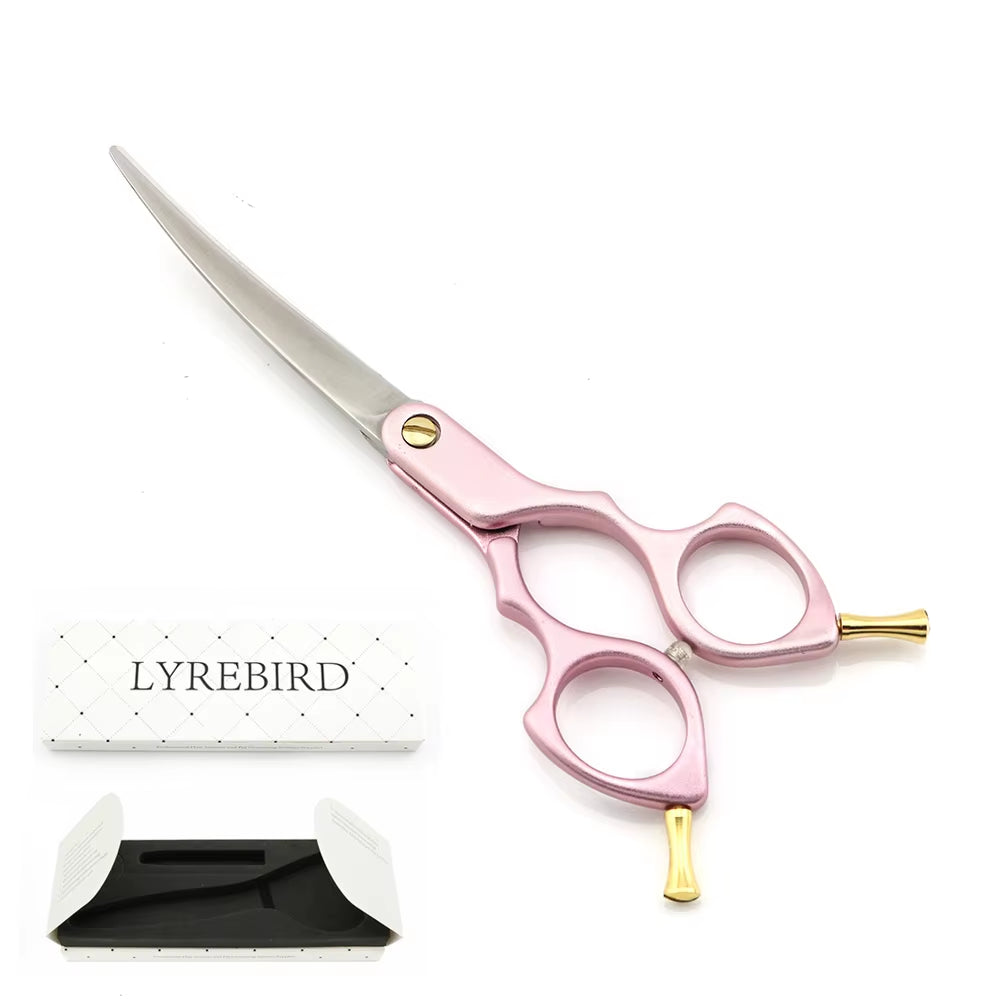 Curved Dog Grooming Scissors - 6 Inch JP440C  Shears for Dogs and Cats