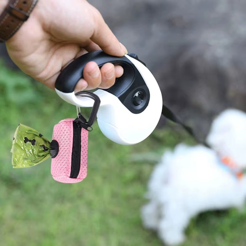 Pet Waste Bag Dispenser and Holder for Dog Waste Cleanup