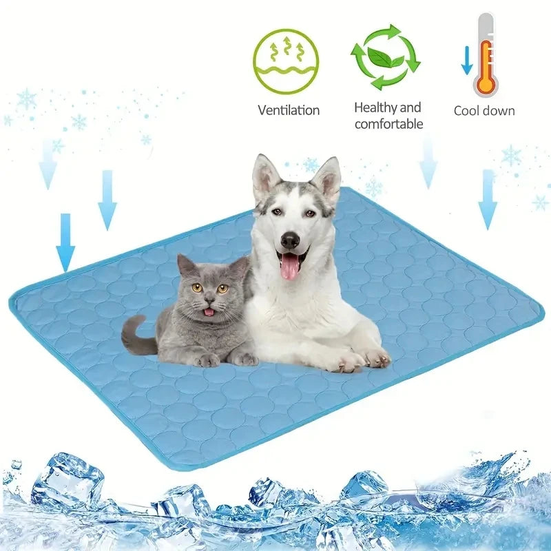 Extra Large Cooling Mat for Dogs and Cats - Durable Summer Pet Bed