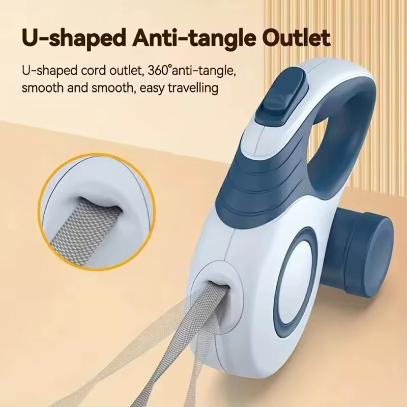 Automatic Retractable Dog Leash - Extendable Rope for Outdoor Travel, Walking, and Hiking for Small Dogs and Cats