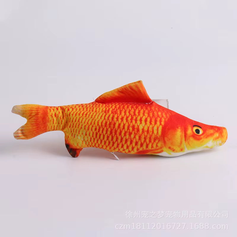 Interactive Plush Catnip Fish Toy - 3D Simulation Toy for Engaging Play and Gift Giving