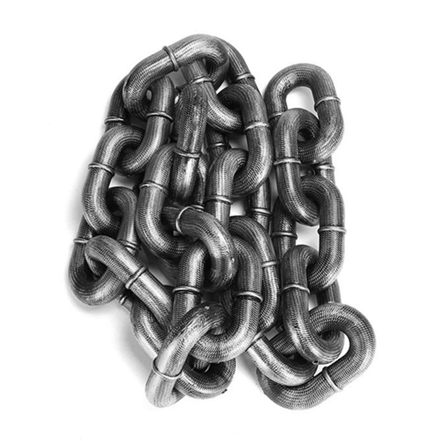 Lifelike Iron Chain Dog Leash for Pets of All Sizes - Durable and Stylish Accessory