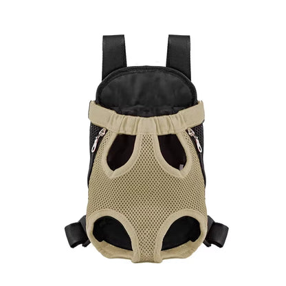 Portable Breathable Pet Travel Tote Backpack for Cats and Dogs - Shoulder Carry Outdoor Travel Set