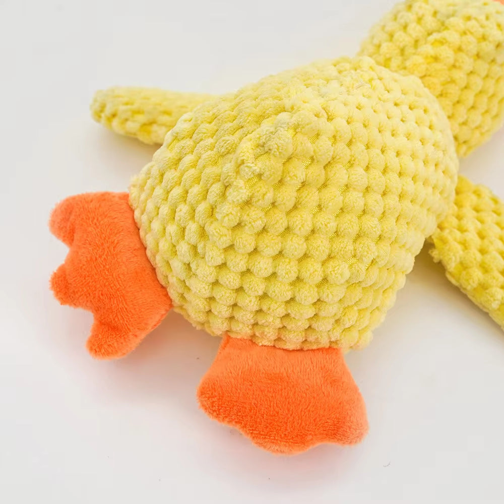 Duck-Shaped Interactive Dog Toy - Durable Quacking Pet Toy for Small to Large Dogs and Cats, Ideal for Chewing and Playtime