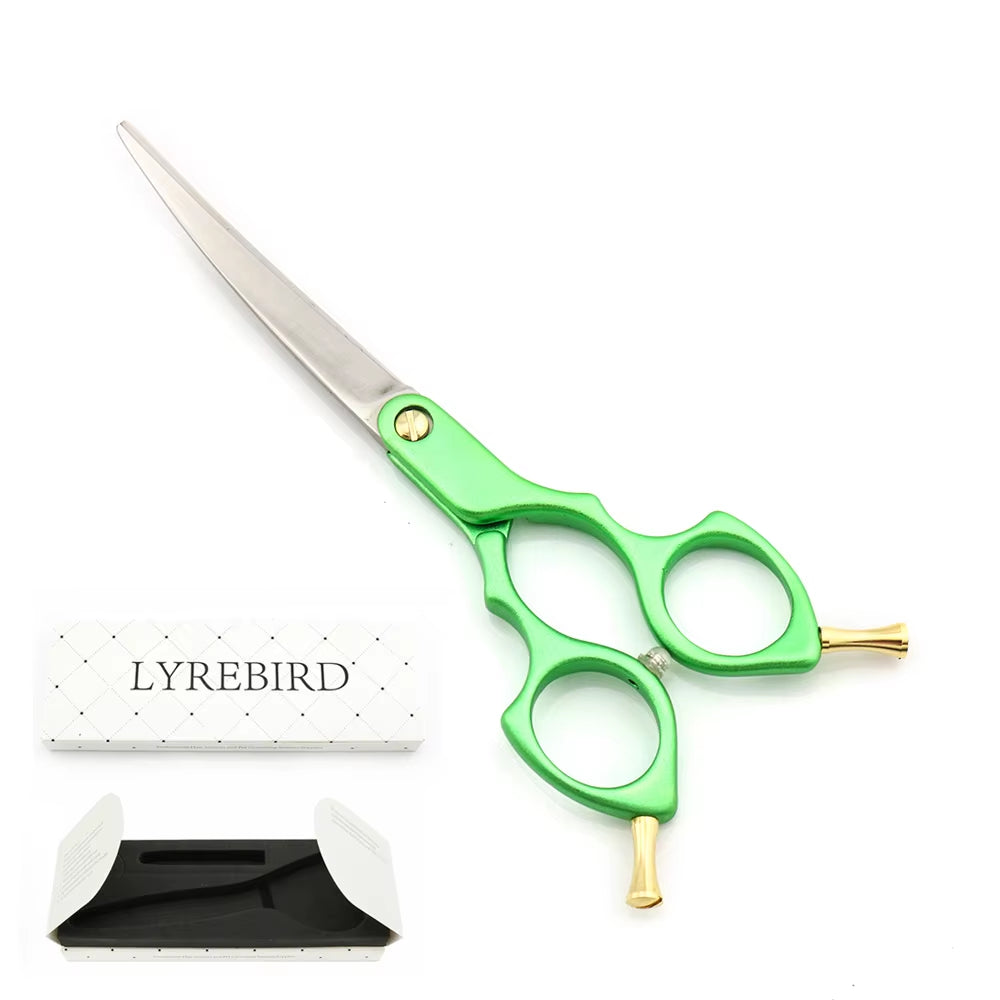 Curved Dog Grooming Scissors - 6 Inch JP440C  Shears for Dogs and Cats