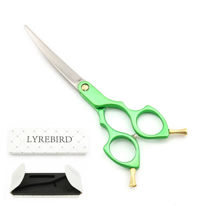 Curved Dog Grooming Scissors - 6 Inch JP440C  Shears for Dogs and Cats