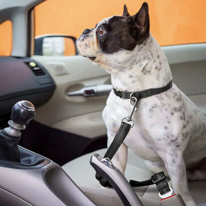 Adjustable Elastic Dog Car Seat Belt for Pet Safety During Travel