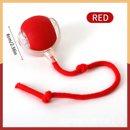 Interactive Electronic Dog Toy Ball - Automatic USB Rechargeable Moving and Bouncing Ball for Puppies and Cats - Ideal Birthday Gift