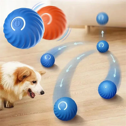 Interactive Electronic Dog Toy Ball - Automatic USB Rechargeable Moving and Bouncing Ball for Puppies and Cats - Ideal Birthday Gift