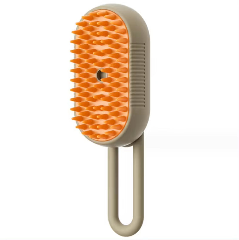 Electric Pet Grooming Comb with Spray Function for Cats and Dogs - One-Button Hair Removal and Massage Brush