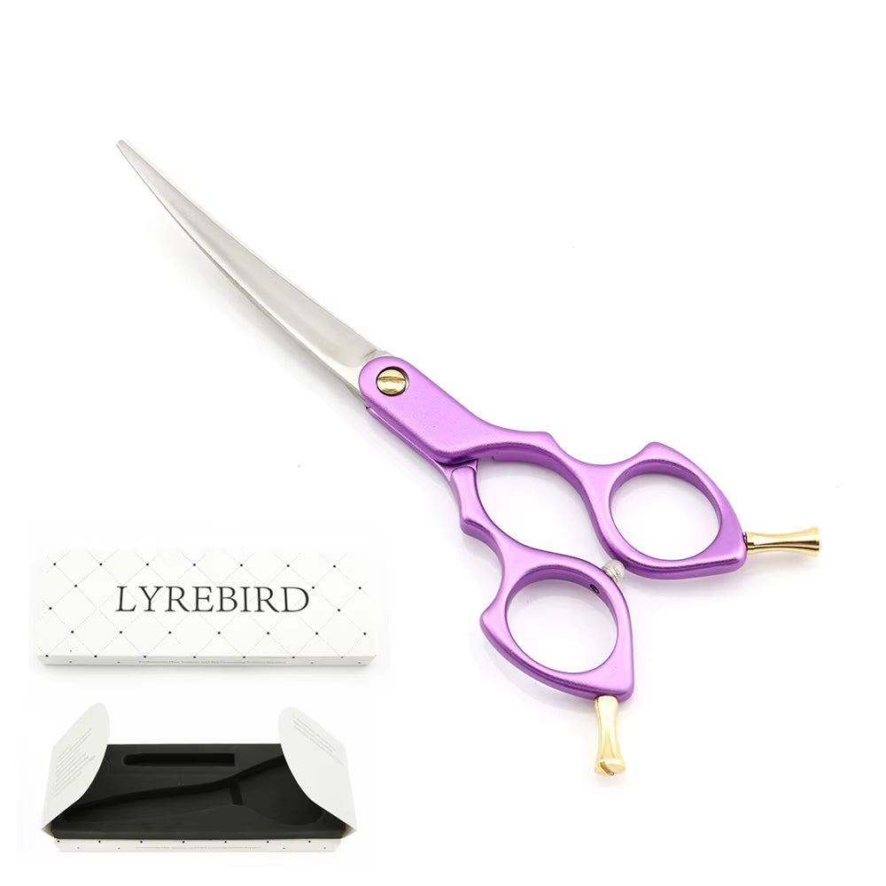 Curved Dog Grooming Scissors - 6 Inch JP440C  Shears for Dogs and Cats
