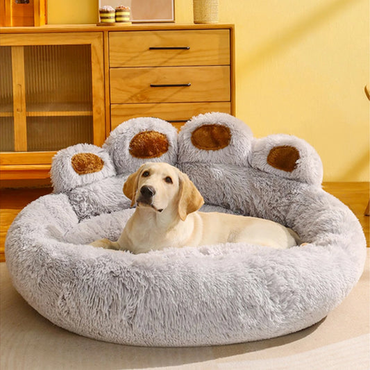 Premium Plush Dog Sofa Bed for Small to Medium Pets - Cozy Winter Kennel Mat for Dogs and Cats