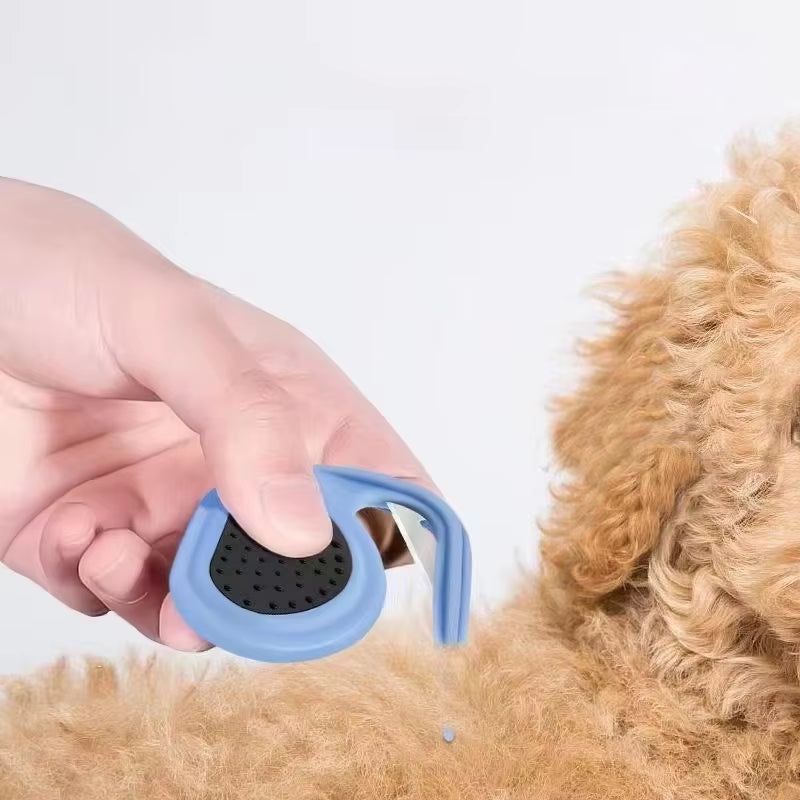 Professional Pet Grooming Comb for Dogs and Cats - Anti-Slip Stainless Steel Hair Remover Brush