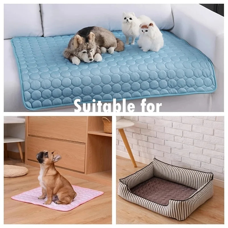 Extra Large Cooling Mat for Dogs and Cats - Durable Summer Pet Bed