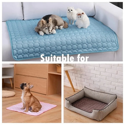 Extra Large Cooling Mat for Dogs and Cats - Durable Summer Pet Bed