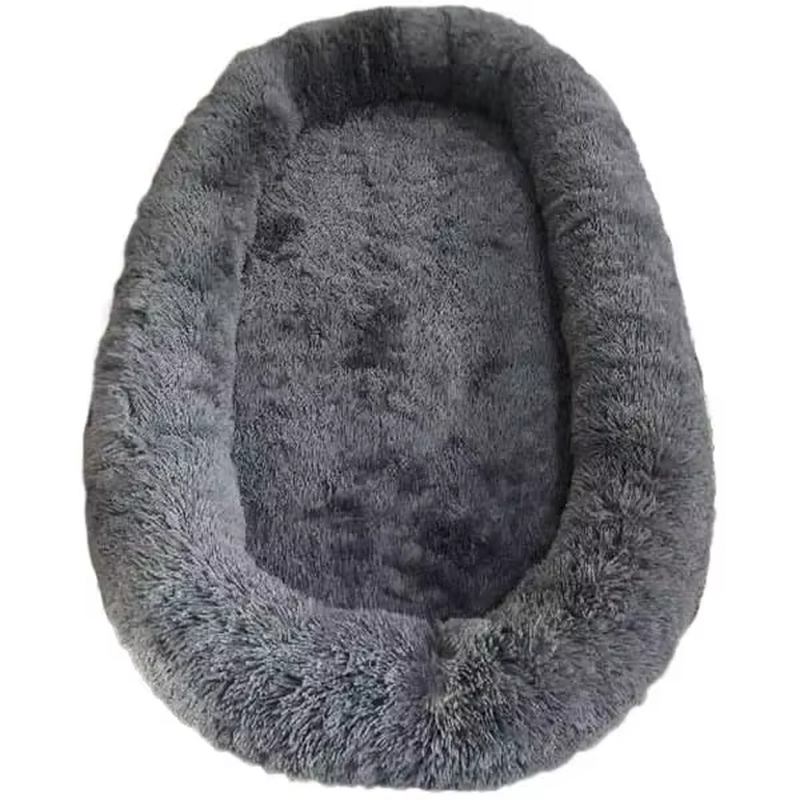 Luxury Plush Sponge Bed for Humans and Pets - Perfect for Winter Comfort and Relaxation