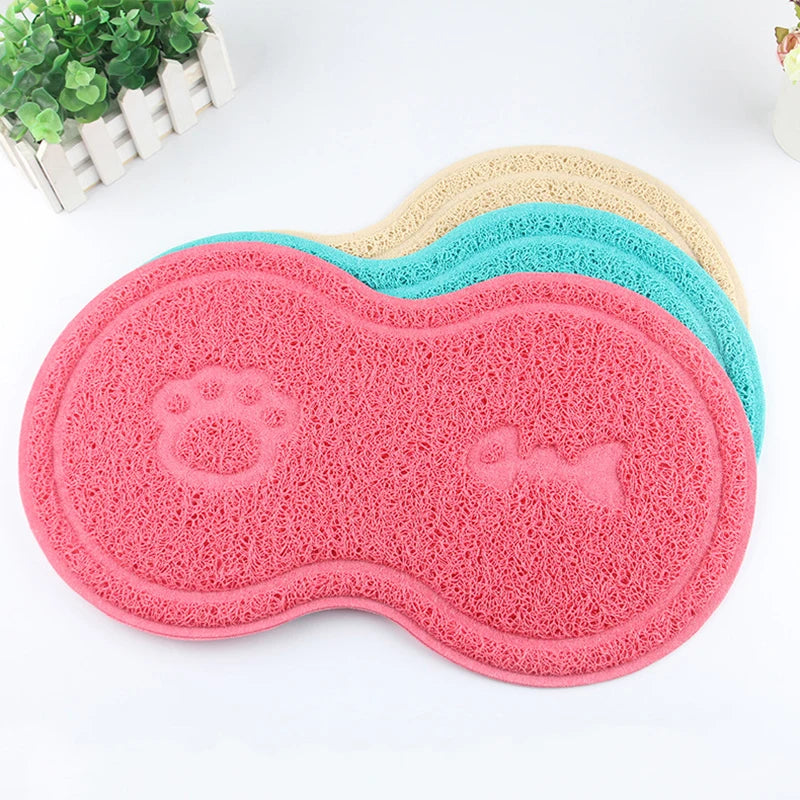 Pet Mat for Cats and Dogs - Non-Slip Litter and Food Placement Pad - Stylish Pet Accessory