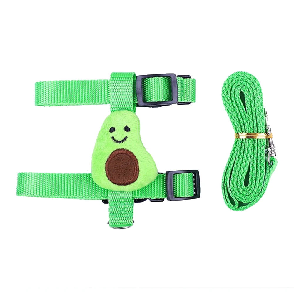Adjustable Rabbit and Small Animal Harness and Leash Set for Outdoor Walking