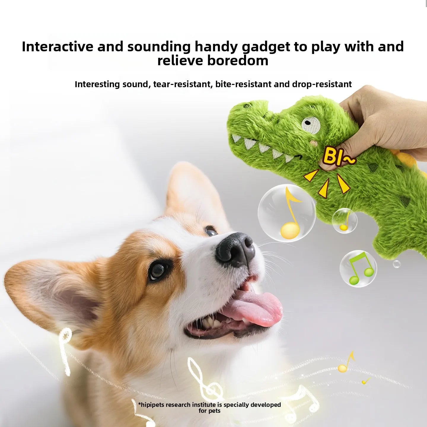 Interactive Plush Squeaky Dog Toys - Durable Tug of War and Bite-Resistant Outdoor Playthings for Pets