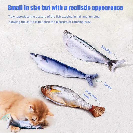 Smart Interactive Electric Cat Toys for Indoor Play - Engaging Automatic Fish Toy for All Breeds to Combat Boredom and Promote Exercise