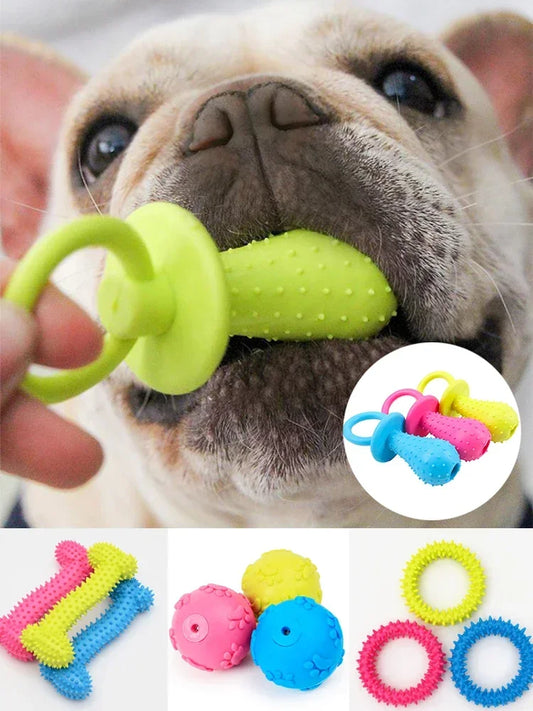 Durable Chew Toys for Small Dogs - Indestructible Dental Care Training Supplies