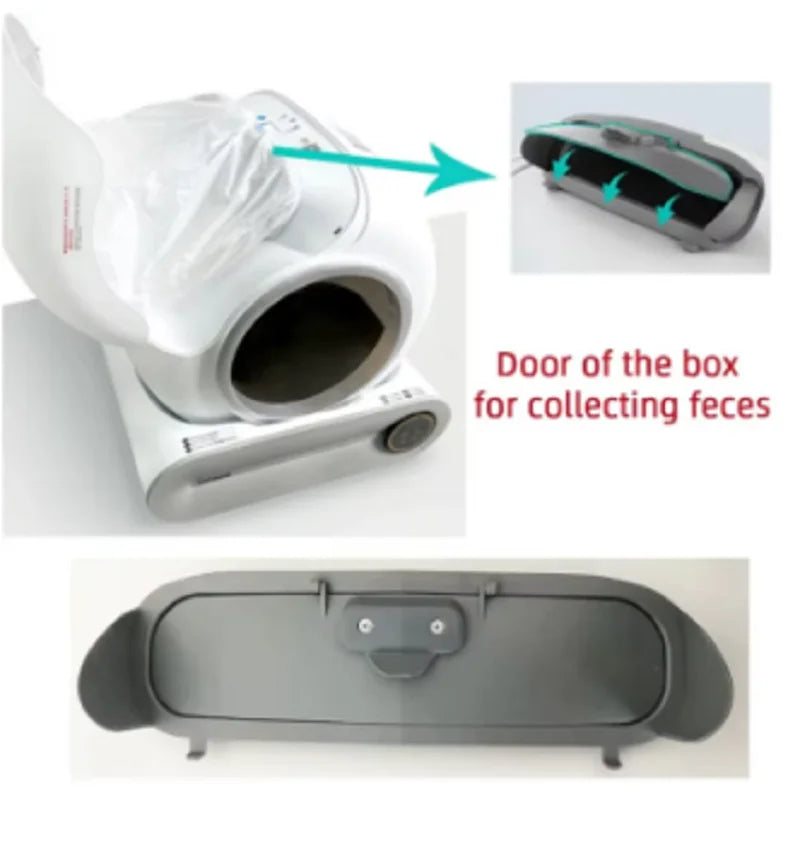 Tonepie Automatic Cat Litter Box Accessories - Litter Baffle, Sand Barrier, Bin Door Pad, and Smart Cat Litter Tray Components