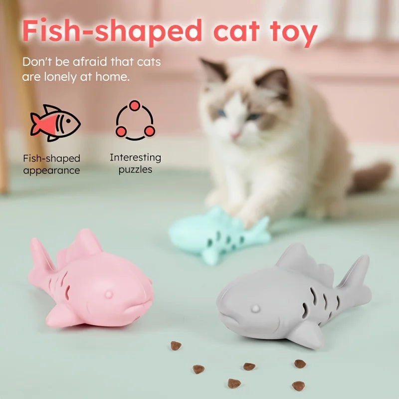 Interactive Cat and Dog Toy - Durable, Bite-Resistant Design for Food Hiding and Dental Entertainment for Small Pets