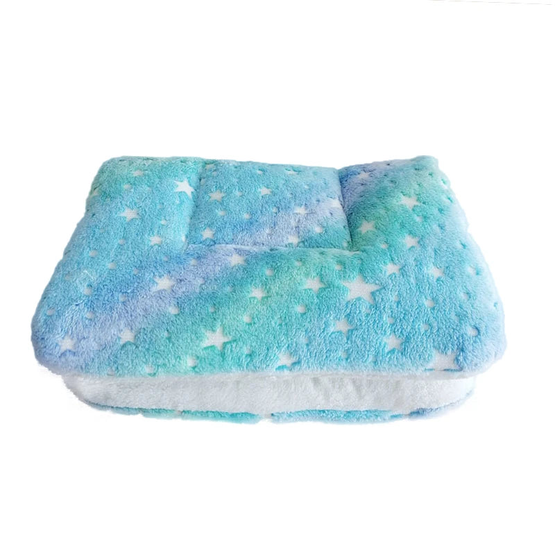 Thickened Fleece Dog and Cat Bed Mat - Washable Cushion Rug for Home Comfort