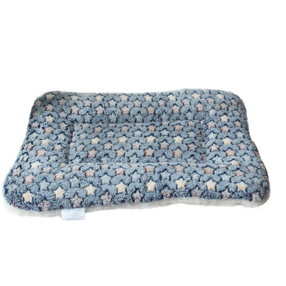Thickened Fleece Dog and Cat Bed Mat - Washable Cushion Rug for Home Comfort