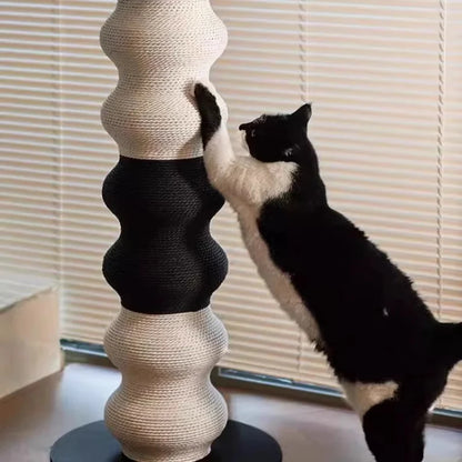 Premium Cat Scratching Post and Tree - Stylish Furniture for Cats with Removable Catnap Accessories