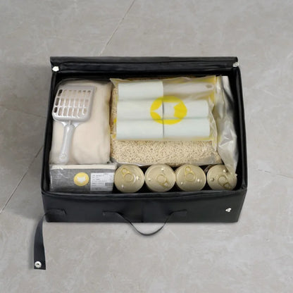 Portable Outdoor Foldable Cat Litter Box - Waterproof Travel Pet Toilet Tray for Cats and Dogs