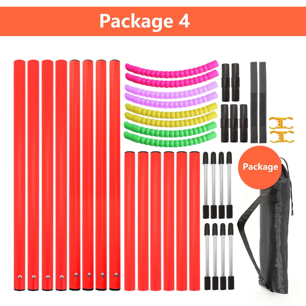 Professional Outdoor Dog Agility Training Set - Complete Obstacle Course Equipment and Accessories for Enhanced Pet Training
