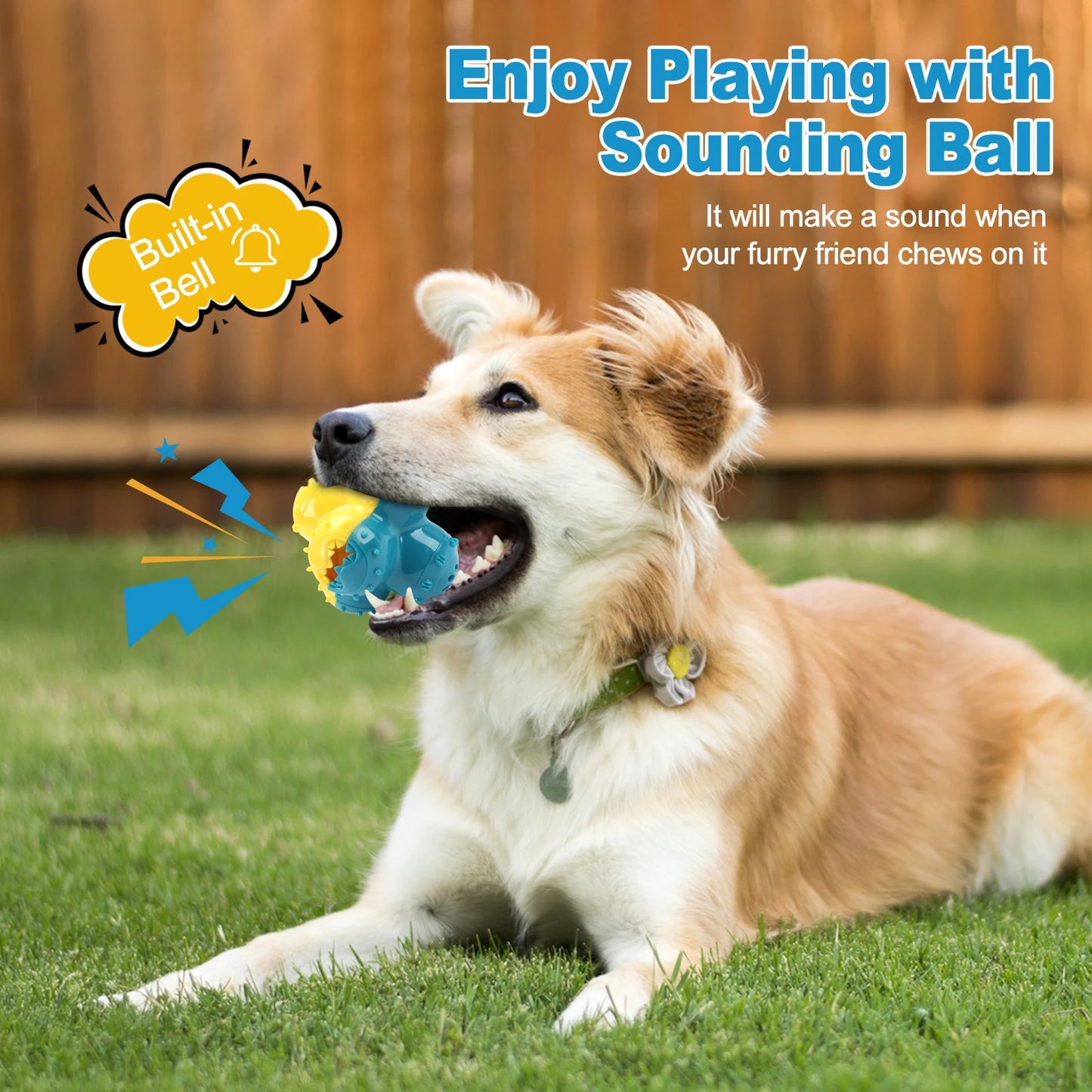 Interactive Rubber Dog Chewing and Grinding Toys for Teeth Cleaning and Training