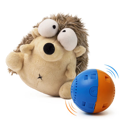 Interactive Plush Dog Toy - Dancing Ball for Chewing and Fetching - Ideal for Small Dogs and Puppies
