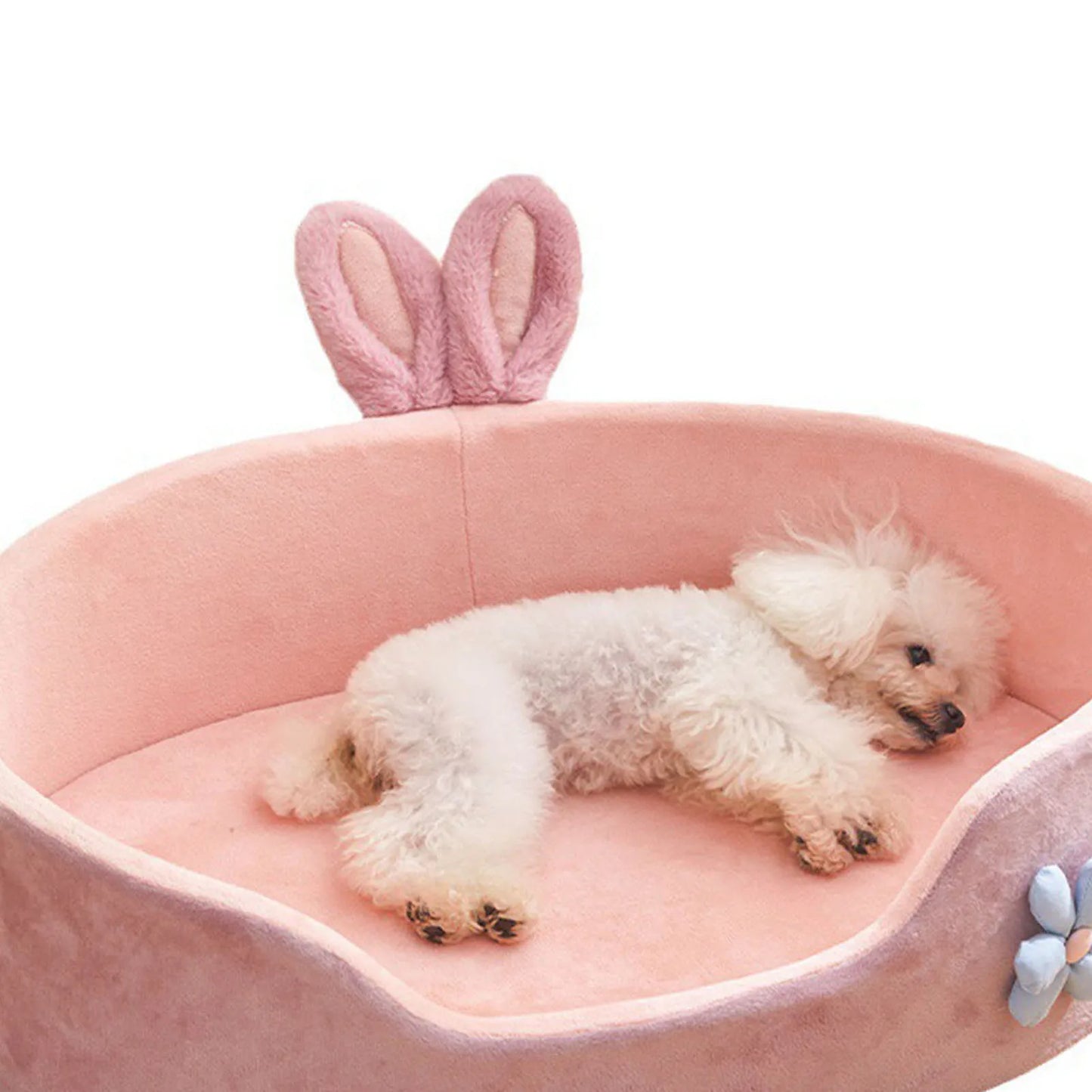 Detachable and Washable Pet Bed - Soft, Comfortable Sleeping Solution for Dogs and Cats, Suitable for All Seasons