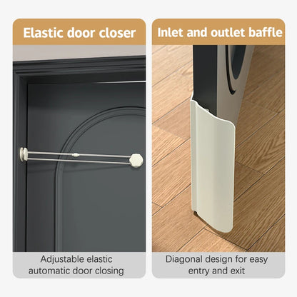 Cat Automotive Door Opener Set - Private Handle for Bedroom and Bathroom - Indoor Pet Training Accessories