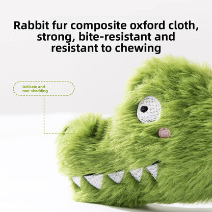 Interactive Plush Squeaky Dog Toys - Durable Tug of War and Bite-Resistant Outdoor Playthings for Pets