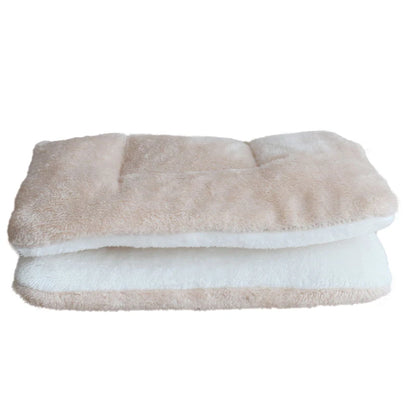 Thickened Fleece Dog and Cat Bed Mat - Washable Cushion Rug for Home Comfort