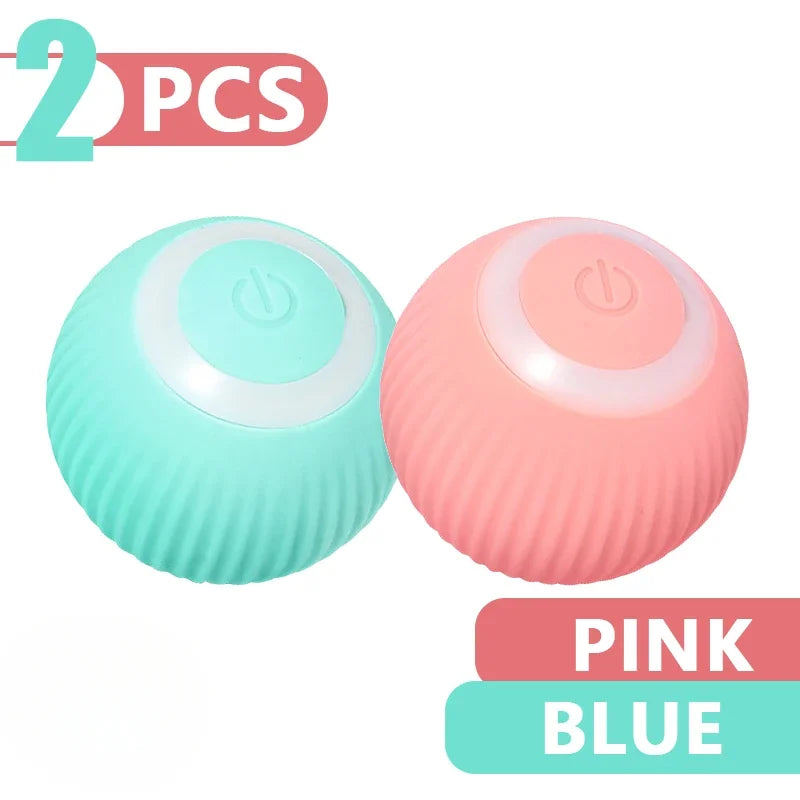 Smart Interactive Cat Toy - Automatic Rolling Ball for Indoor Play