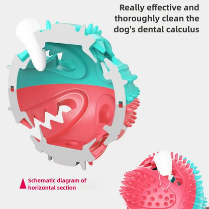 Interactive Dog Chew Toys for Aggressive Chewers - Suction Cup Teething Rope and Puzzle Treat Dispensing Ball